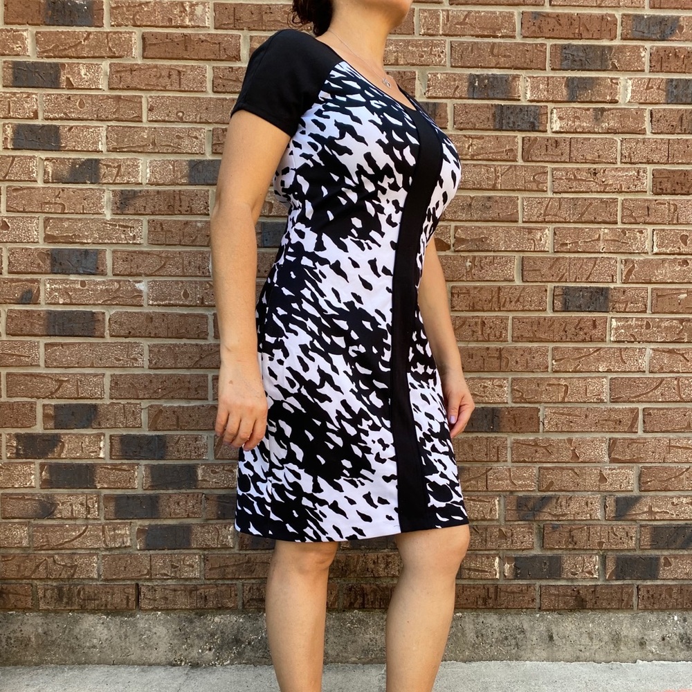 Marc New York black and white dress